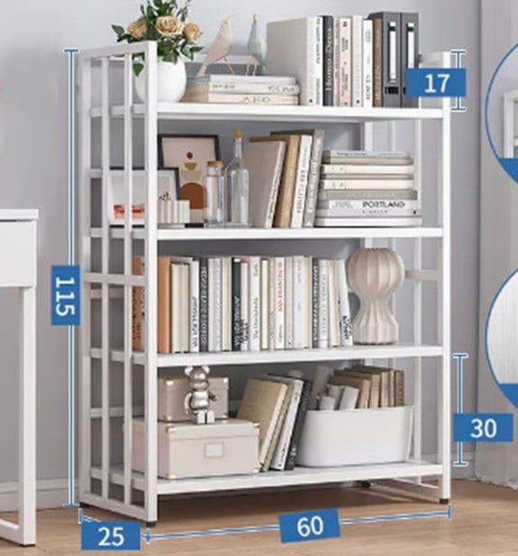 Kệ sách đa năng màu trắng - GM97