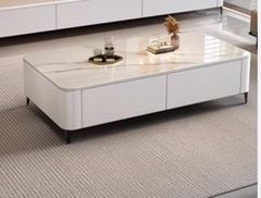 Bàn trà sofa mặt đá có ngăn tủ - GP379