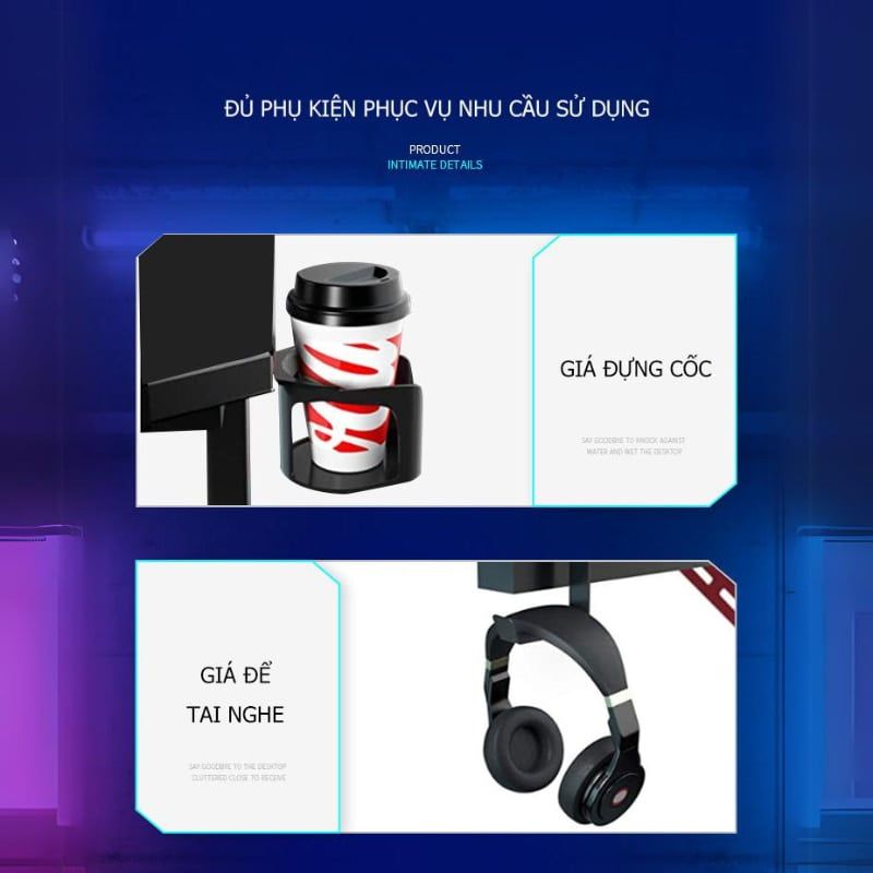 Bàn Gaming Chân Chữ A GM69