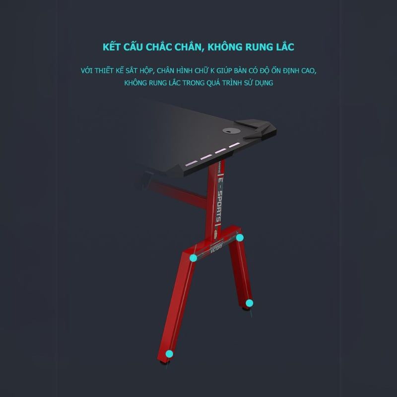 Bàn Gaming Chân Chữ A GM69