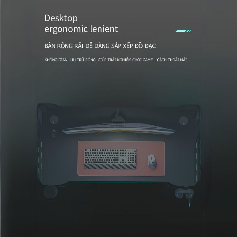 Bàn Gaming Chân Chữ A GM69