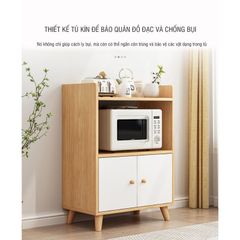 Kệ lò vi sóng 2 tầng có tủ - GP118