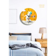 Đồng hồ treo tường hình in UV dáng tròn hiện đại - GD.02