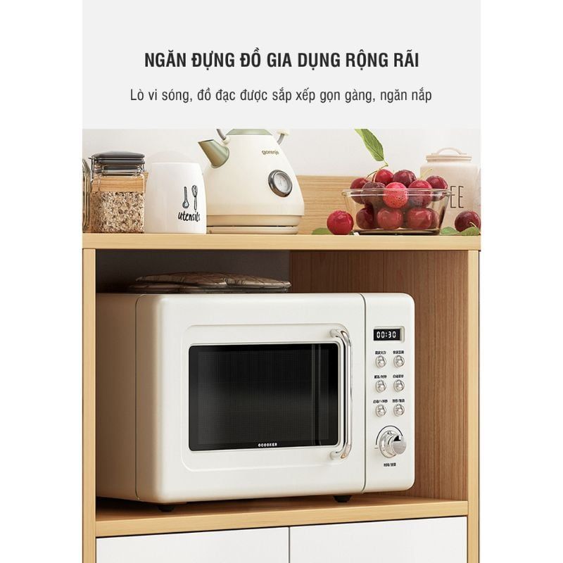 Kệ lò vi sóng 2 tầng có tủ - GP118