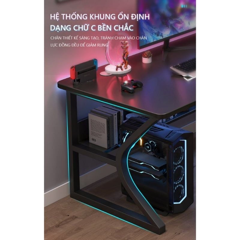 Bàn gaming chữ K GM67