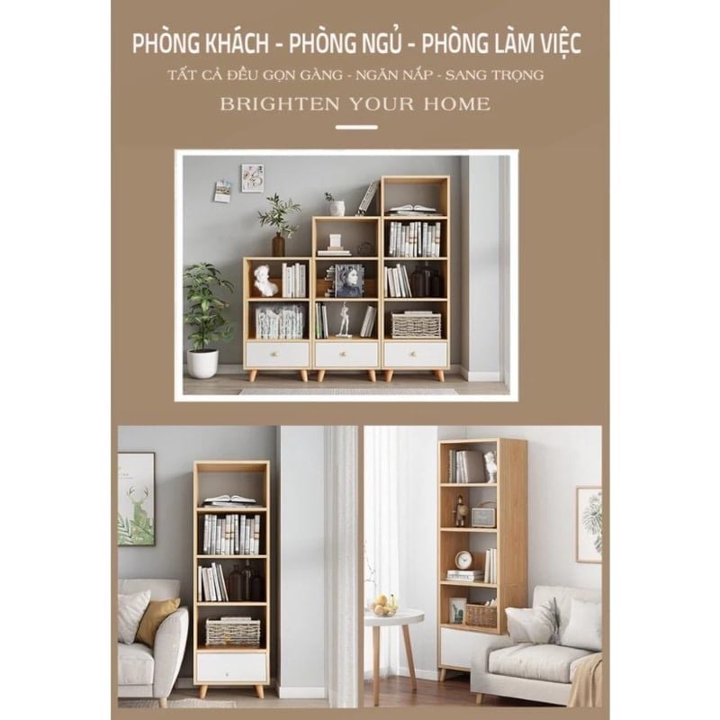 Tủ kệ sách S style đa năng - GP144