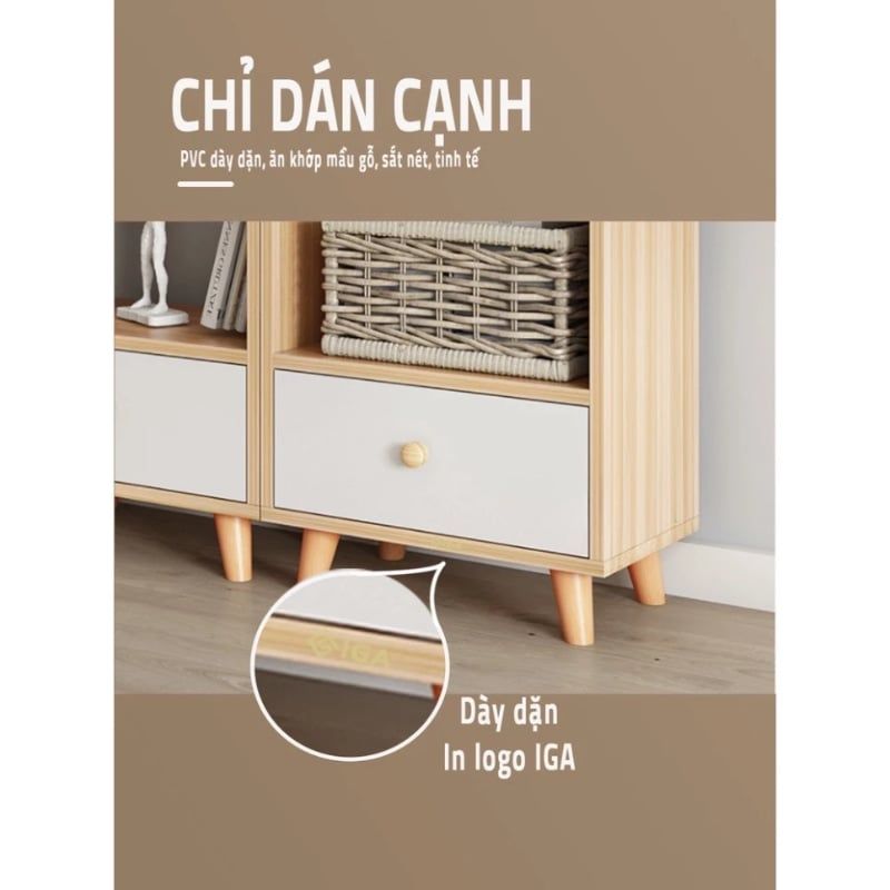 Tủ kệ sách S style đa năng - GP144