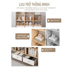 Tủ kệ sách S style đa năng - GP144