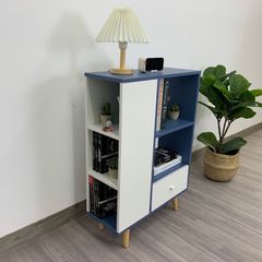 Tủ Sách QuaDa Kết Hợp 2 Ngăn Tủ và 2 Ngăn Kệ - GP124