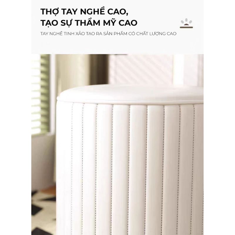Ghế đôn da PU cao cấp - GC45