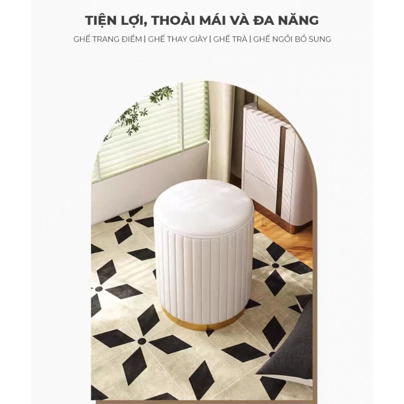 Ghế đôn da PU cao cấp - GC45