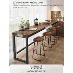 Bàn họp chân đen đa năng, cao cấp - GM89