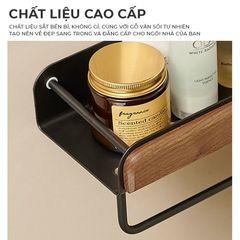 Kệ nhà tắm có móc treo khăn mặt đa kích thước - GM185