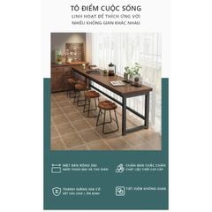 Bàn họp chân đen đa năng, cao cấp - GM89