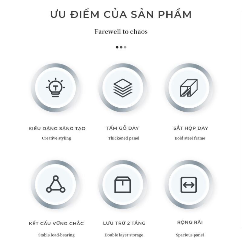 Kệ lò vi sóng 2 tầng khung sắt chữ U hiện đại - GM157