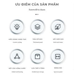 Kệ lò vi sóng 2 tầng khung sắt chữ U hiện đại - GM157