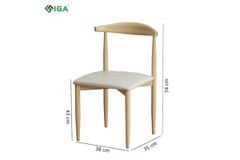 Ghế tựa chân sắt - GN60