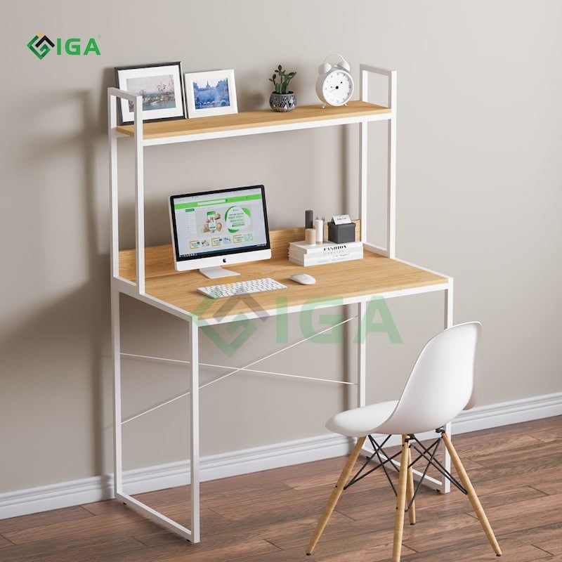 Bàn làm việc tích hợp giá sách hiện đại, gọn nhẹ - GM26