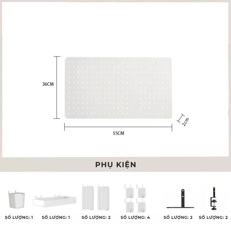 Bảng pegboard để bàn tiện lợi - GM171