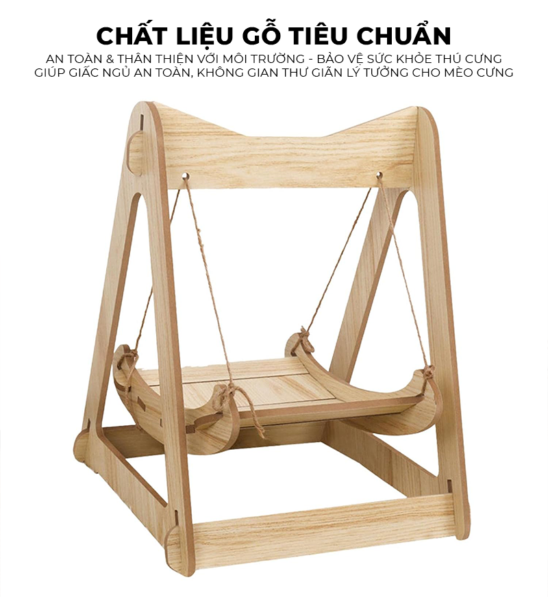 Võng ngủ xích đu cho thú cưng GU11