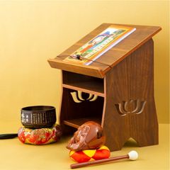 Bàn tụng kinh màu óc chó chắc chắn, bền bỉ - GP270.06