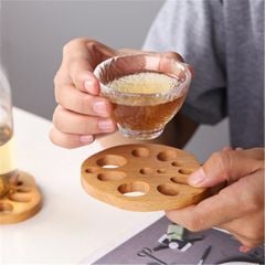 Đế lót ly củ sen, dế sử dụng, thiết kế bắt mắt - PG04