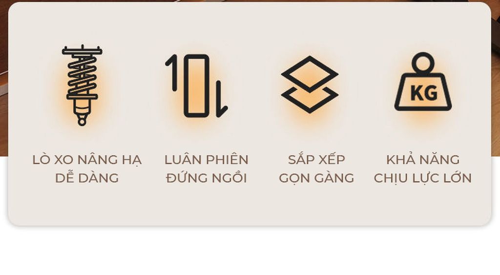 Bàn làm việc nâng hạ tùy chỉnh độ cao - GN72