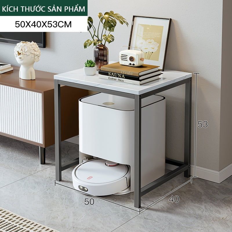 Kệ Decor Vân Đá Màu Đen Sang Trọng GM120