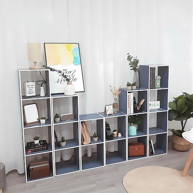 Kệ sách tổ ong đa tầng hình vuông - GP132