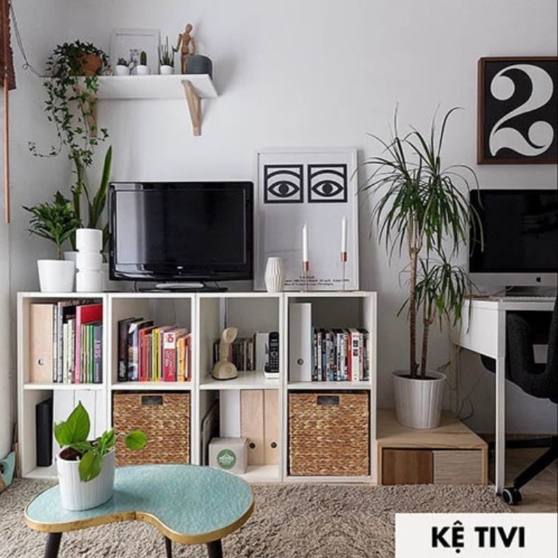Kệ sách tổ ong đa tầng phong cách hiện đại - GP100