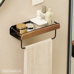 Kệ nhà tắm có móc treo khăn mặt đa kích thước - GM185
