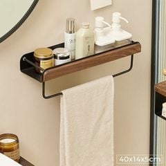 Kệ nhà tắm có móc treo khăn mặt đa kích thước - GM185