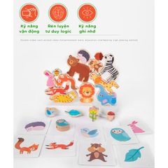 Bộ đồ chơi con thú rừng cho bé - TOY21