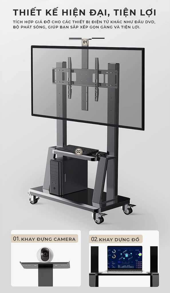 Giá treo ti vi di động GM172