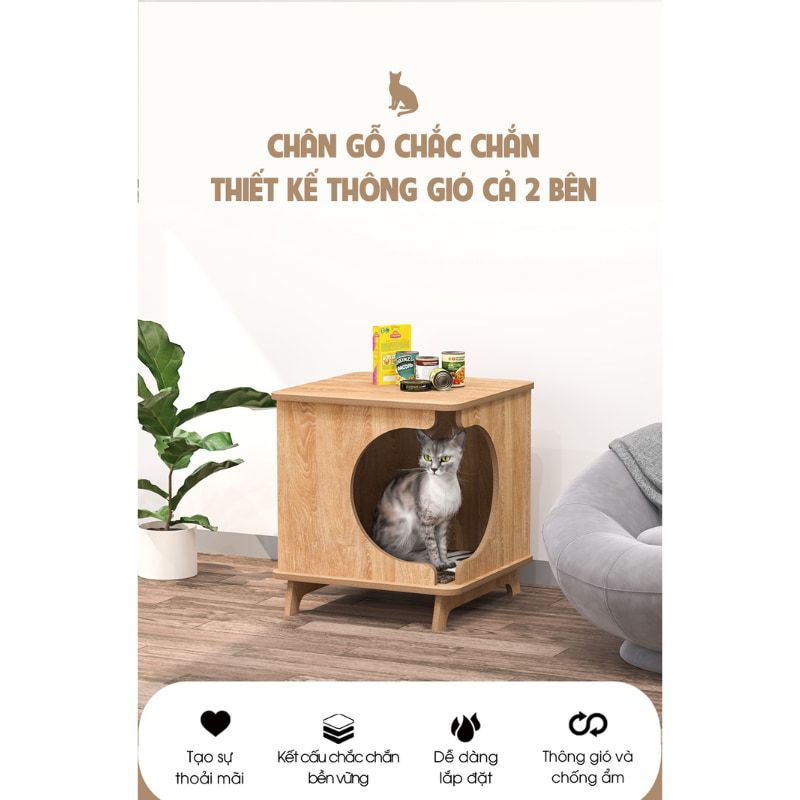 Nhà cho chó mèo hiện đại - GP204