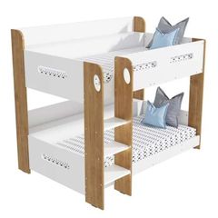 Giường tầng trẻ em, 2 tầng rộng rãi, giường ngủ thông minh cho bé - GP358