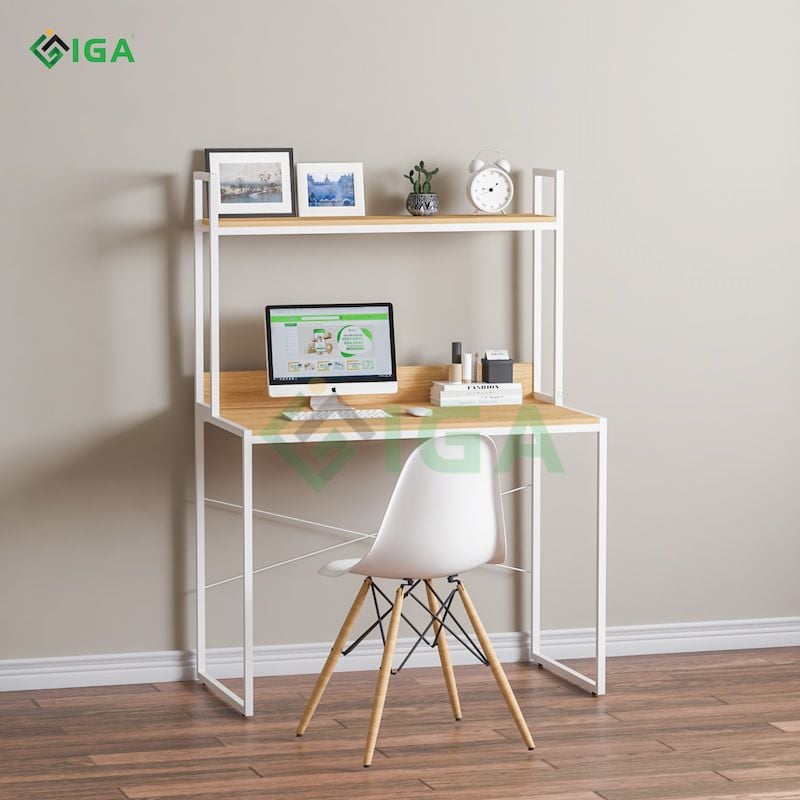 Bàn làm việc tích hợp giá sách hiện đại, gọn nhẹ - GM26