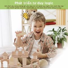 Bộ đồ chơi lắp ghép hình học 3D cho bé - TOY16