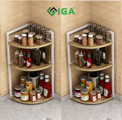 Kệ gia vị góc tường - GM49