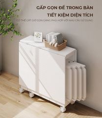 Combo bộ bàn ăn GP372.01 + 4 ghế gấp gọn GM192.11