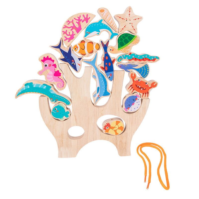 Đồ chơi xếp tầng động vật đại dương cho bé - TOY17