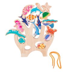 Đồ chơi xếp tầng động vật đại dương cho bé - TOY17