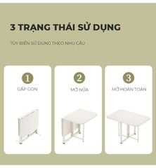 Bàn ăn gấp gọn thông minh, hiện đại dễ sử dụng - GM202