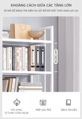 Kệ sách đa năng màu trắng - GM97