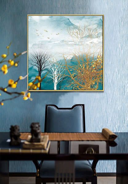 Tranh vuông phong cảnh nghệ thuật - GD-G