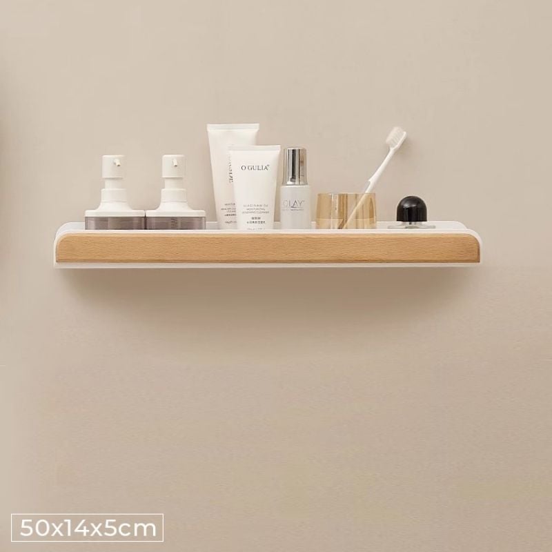 Kệ nhà tắm có móc treo khăn mặt đa kích thước - GM185