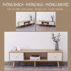 Kệ tivi gỗ 3 ngăn hiện đại phong cách Nhật Bản - GP155