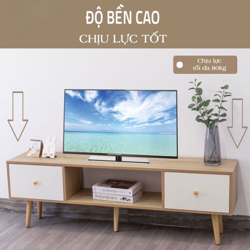 Kệ tivi gỗ 3 ngăn hiện đại phong cách Nhật Bản - GP155