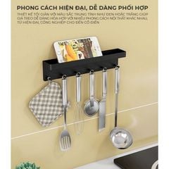 Kệ đa năng dán tường có 6 móc treo - GM186