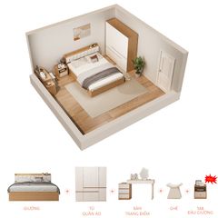 Combo phòng ngủ CONCEPT.02 - Hết hàng